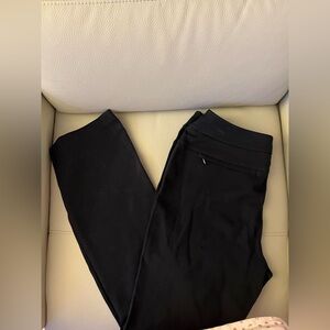 Soft Surroundings Black Knit Pants Boot Cut Size PM